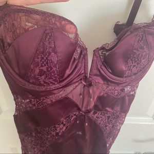 Victoria Secret Maroon Slip
